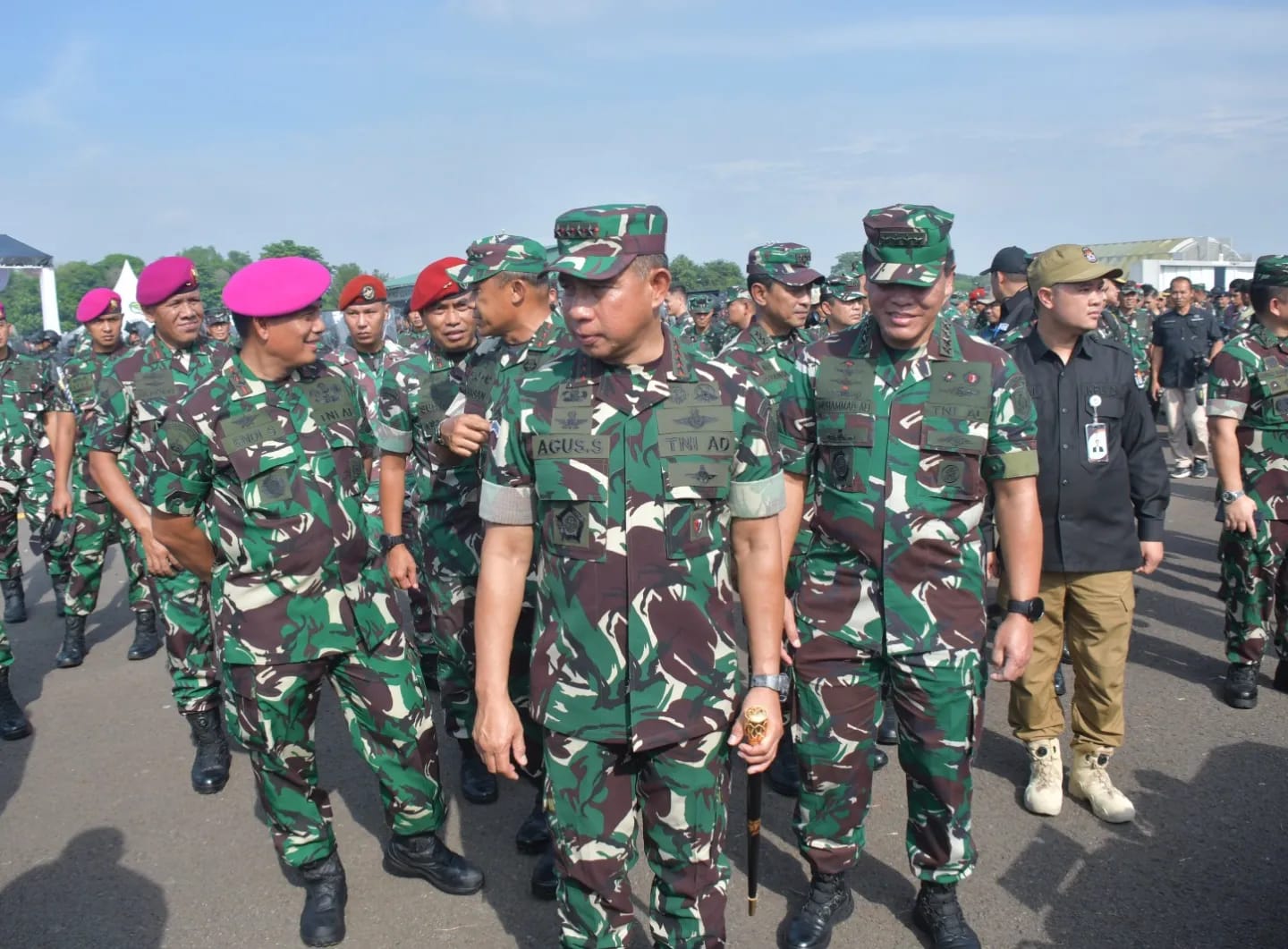 Dankodiklatal Hadiri Pembekalan Kasal Kepada Paja Dikmapa PK TNI AL ...