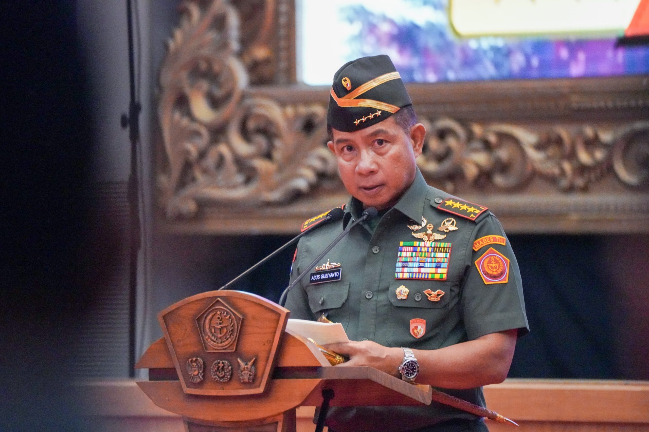 Panglima TNI Pimpin Sertijab Asintel Panglima TNI