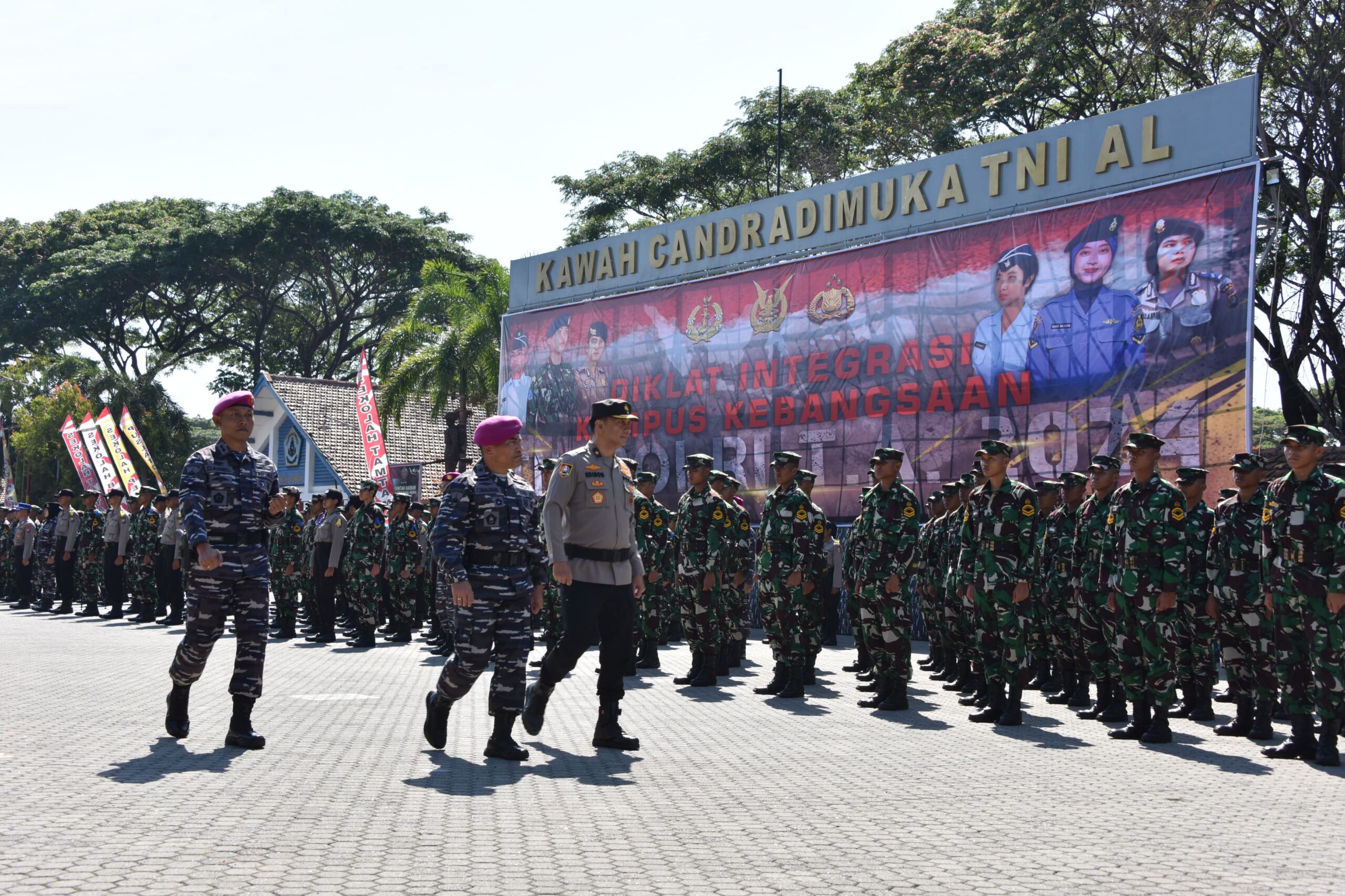 Jalin Sinergitas dan Kebersamaan, Siswa Kodiklatal Ikuti Diklat Integrasi Kampus Kebangsaan TNI-Polri