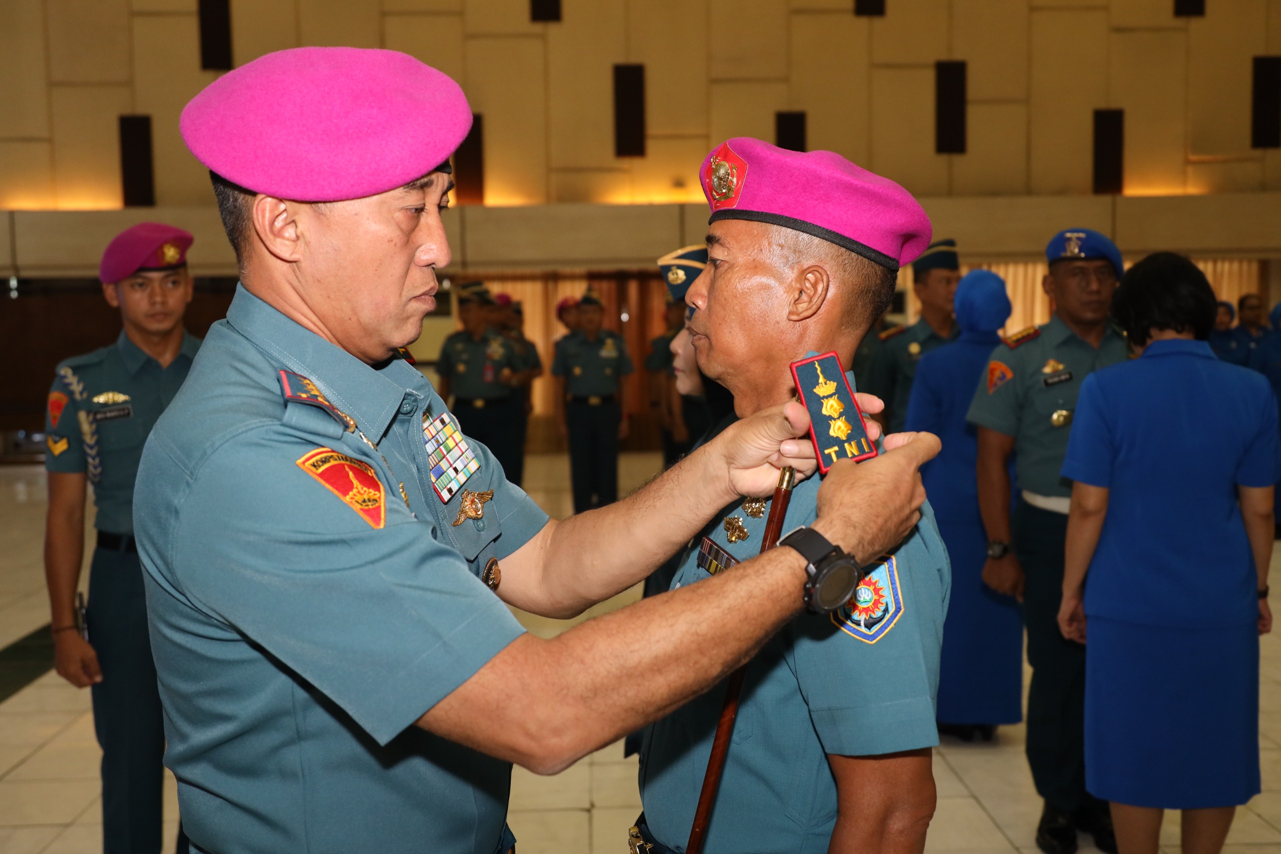 Dankodiklatal : Kenaikan Pangkat Pamen Kodiklatal, Jadikan Sumber Motivasi Untuk Pertahankan Reputasi