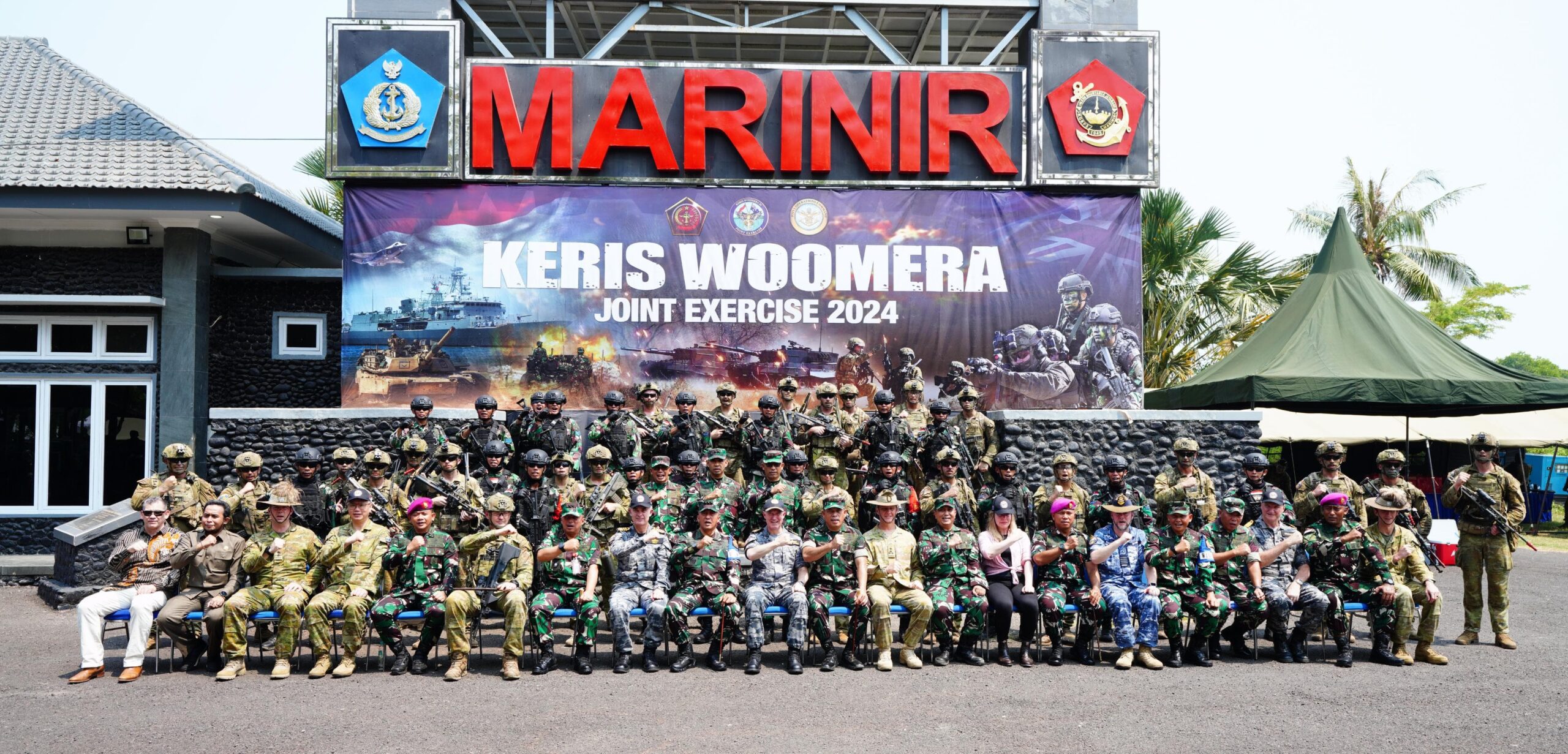 Latgabma Keris Woomera 2024, Pasukan Gabungan TNI dan ADF Mendarat Dan Kuasai Pantai Banongan