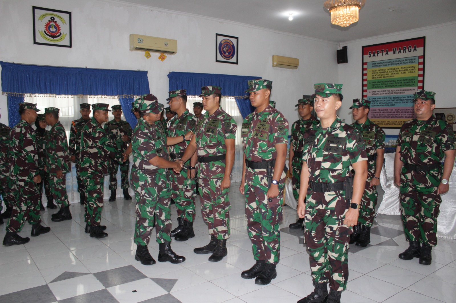 Siswa Diktukba TNI AL Angkatan 55 Lanjutkan Pendidikan di Pusdik Jajaran Kodikdukum Kodiklatal