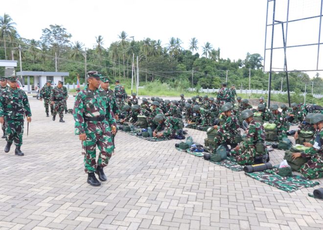 Kodiklatal Manado Apel Kesiapan Personel dan Material Dalam Rangka Lattek Berganda