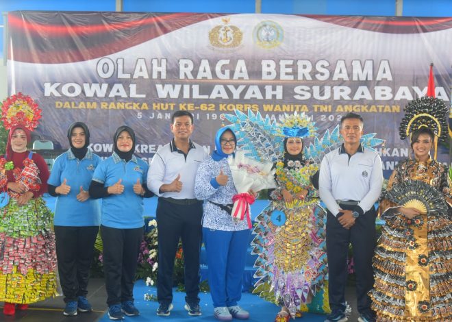 Penuh Semangat, Kowal Koarmada II Ikuti Olahraga Bersama dalam Rangka HUT Ke-62 Kowal Tahun 2025