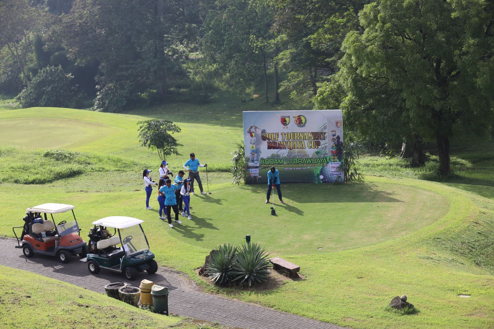 Peringati HUT Ke-76, Ir Kodiklatal Hadiri Turnamen Golf Brawijaya Cup