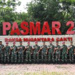 Danpuslatdiksarmil Kodiklatal Kunjungi Satuan TNI AL di Sidoarjo