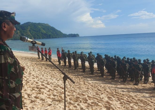 Dansatdik – 4 Kodiklatal Manado Tutup Lattek Berganda Siswa Dikmata TNI AL