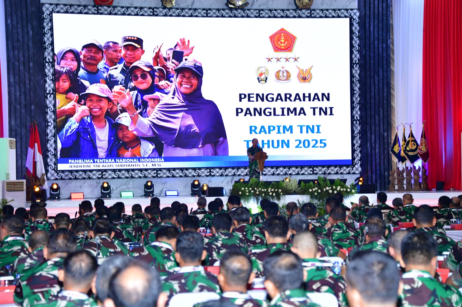 Dipimpin Panglima TNI, Pangkoarmada II Hadiri Rapat Pimpinan TNI Tahun 2025