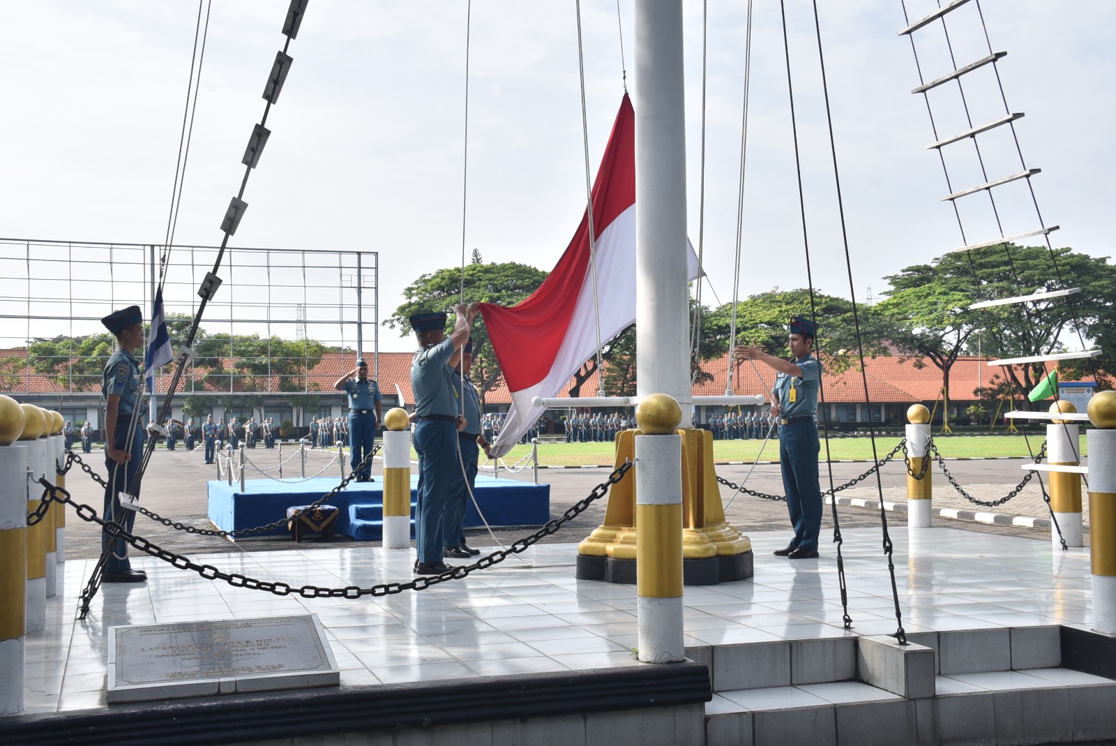 Bangkitkan Jiwa Kejuangan dan Patriotisme, Dirjianbang Kodiklatal Pimpin Upacara Bendera