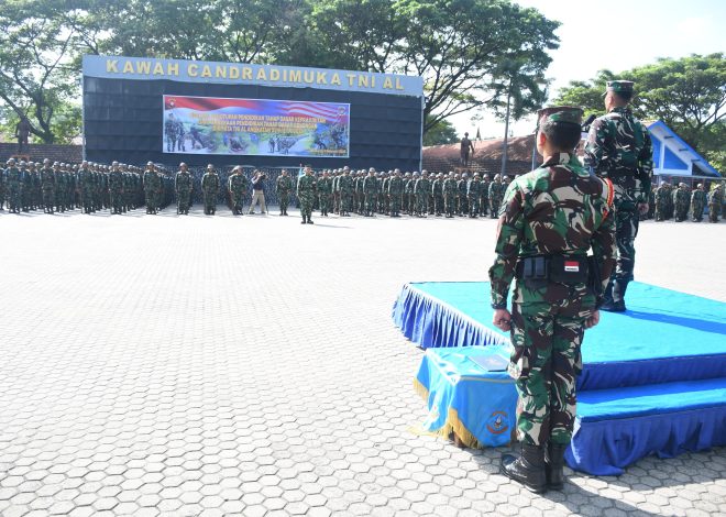 Menuju Pelantikan, Siswa Dikmata TNI AL Angkatan 44/2 TA. 2024 Laksanakan Tupdik Sarrit dan Pembukaan Diksargol Puslatdiksarmil Kodiklatal