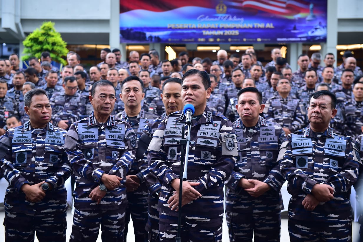 Implementasikan Kebijakan Pimpinan, Dankodiklatal Ikuti Rapim TNI AL