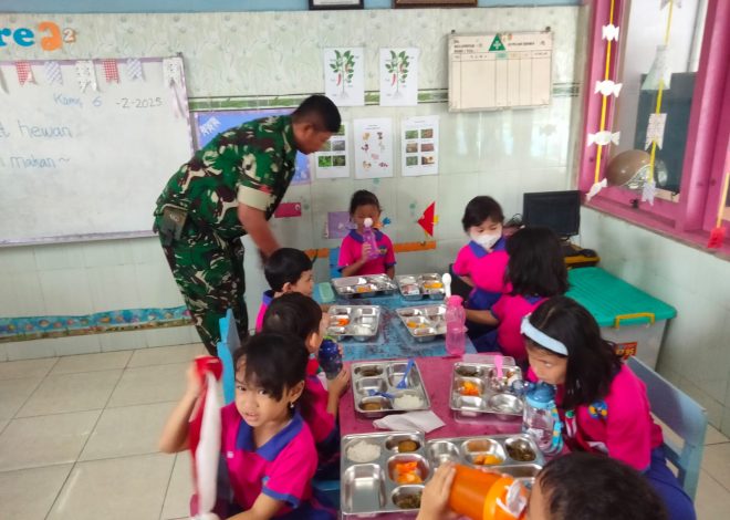 Jemput Sehat di Pagi Ceria, Babinsa Margorejo Genggam Asa untuk Gizi Bangsa