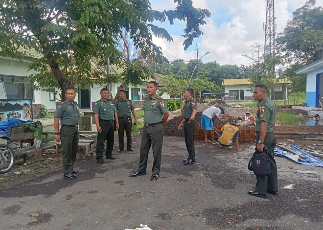 Dandim Surabaya Tinjau Pembangunan Dapur Makan Bergizi untuk Pelajar