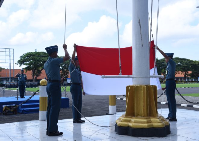 Wujud Semangat Nasionalisme, Dankodikdukum Kodiklatal Pimpin Upacara Bendera