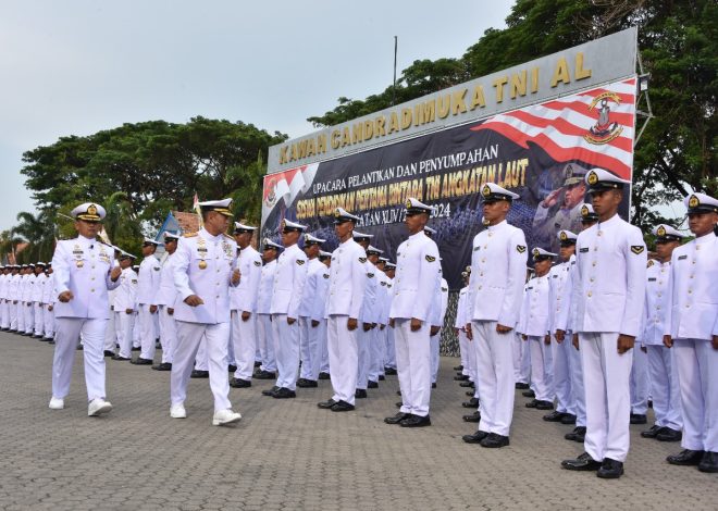 Siapkan Fisik Dan Mental,  510 Siswa Dikmaba TNI AL Angkatan 44 Gelombang 2 Dilantik Dankodiklatal