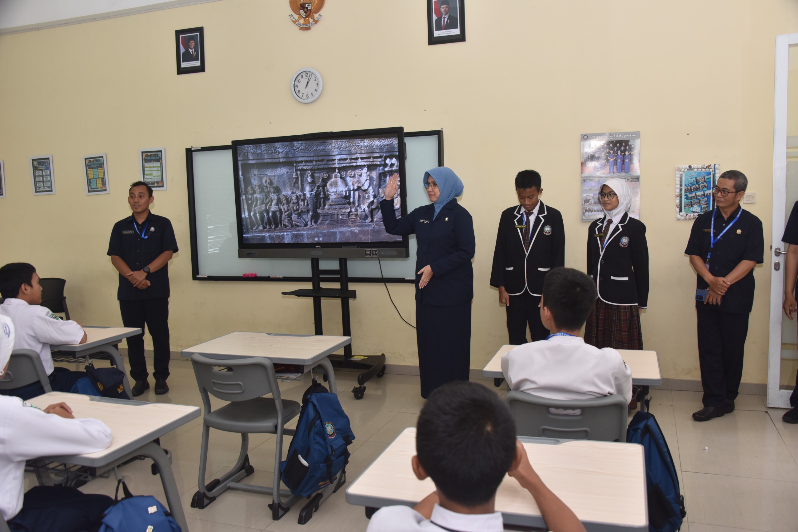 Peduli Pendidikan, Ketua Daerah Jalasenastri Armada II Kunjungi Yayasan Hang Tuah