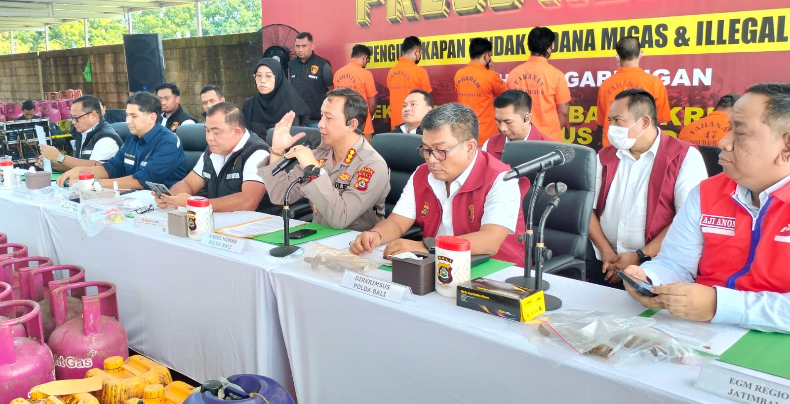 Polri Ungkap Pengoplos Gas LPG Bersubsidi Beromset Rp650 Juta/Bulan