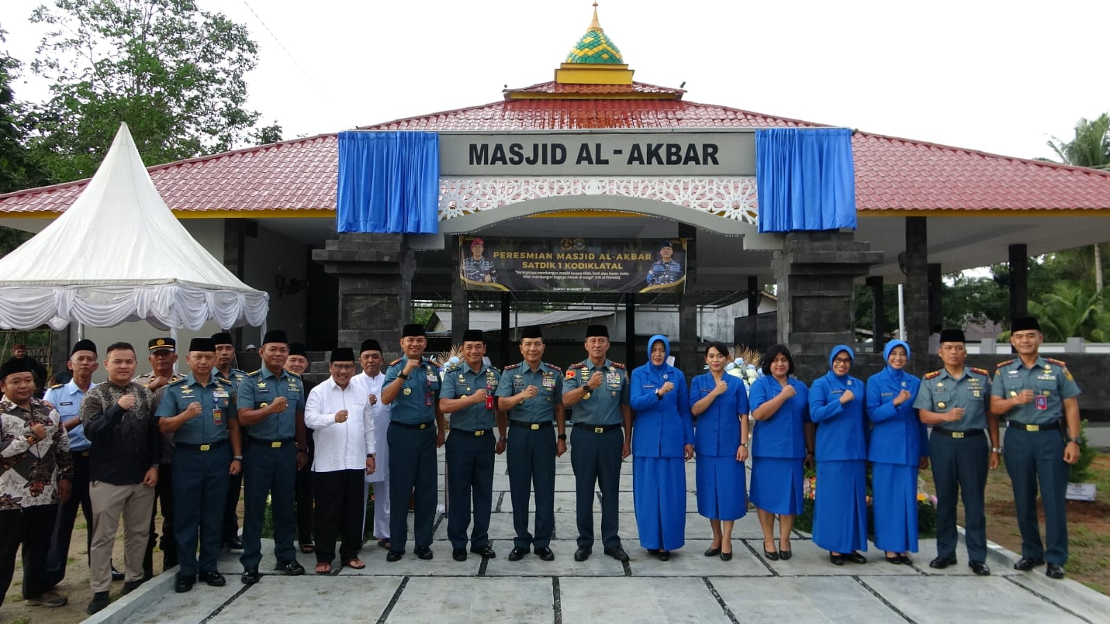 Dankodiklatal : Pembangunan Masjid Al Akbar Satdik-1 Kodiklatal Tingkatkan Moralitas Siswa