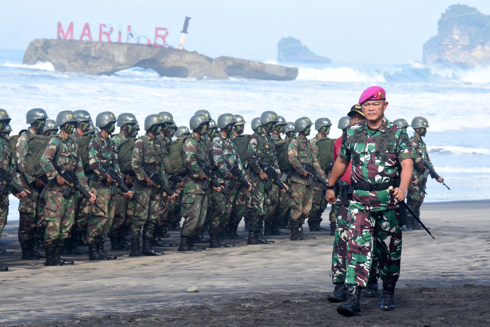 Jelang Pembaretan, Petarung Muda Marinir Dikko Angkatan 175 Resmi Laksanakan Tupdik