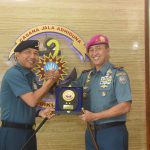 Jaga Tali Silaturahmi, Pangkoarmada II Melaksanakan Courtesy Call ke Dankodiklatal