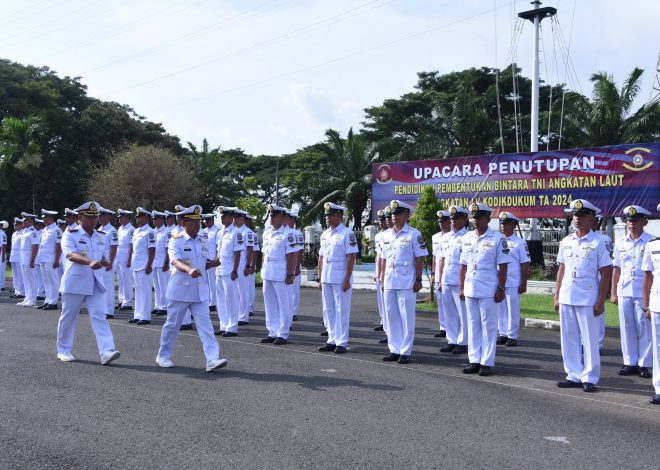 Dari Tamtama ke Bintara, Transformasi Prajurit TNI AL dalam Upacara Penutupan Diktukba 55