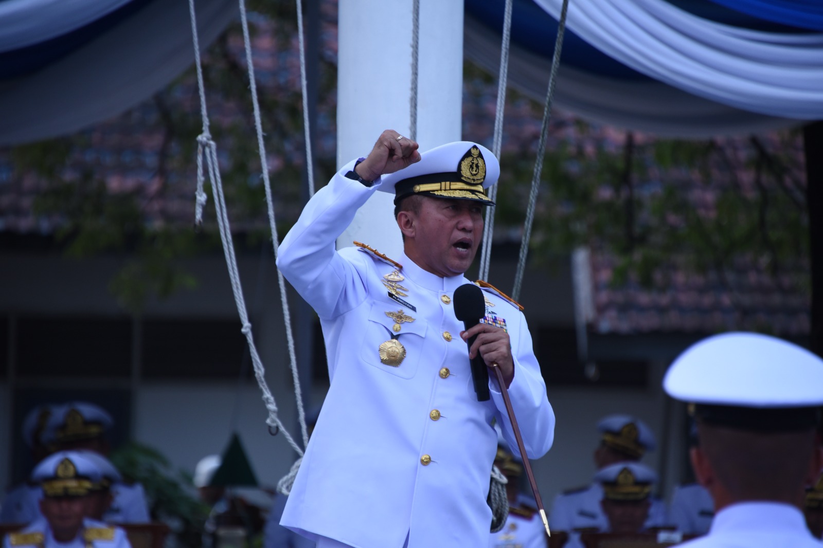 Dankodiklatal Resmi Lantik 899 Siswa Dikmata TNI AL Angkatan 44/2