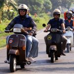 Gaspol Tanpa Batas! Dankodiklatal Pimpin Konvoi Vespa Kodiklatal Scooter Club