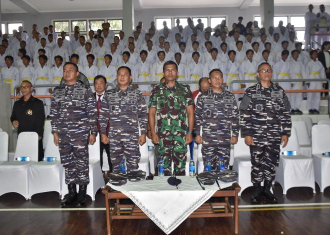 Wakil Komandan Brigif 2 Marinir Hadiri Upacara Pembukaan Kejuaraan Karate Piala Dankodiklatal