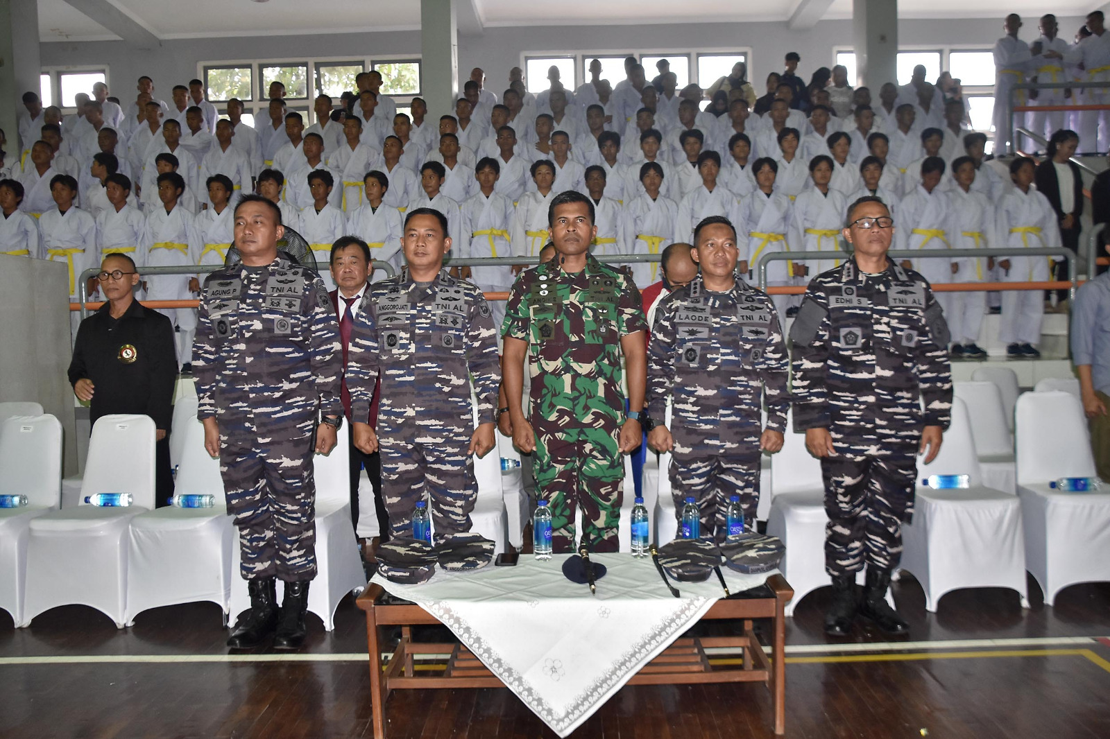 Wakil Komandan Brigif 2 Marinir Hadiri Upacara Pembukaan Kejuaraan Karate Piala Dankodiklatal