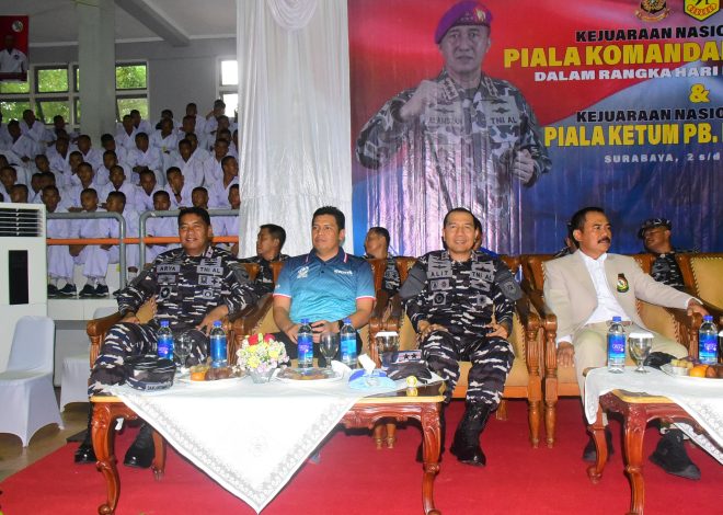 Pangkoarmada II Dukung Pembinaan Atlet Karate dalam Kejurnas Dankodiklatal Cup 2025