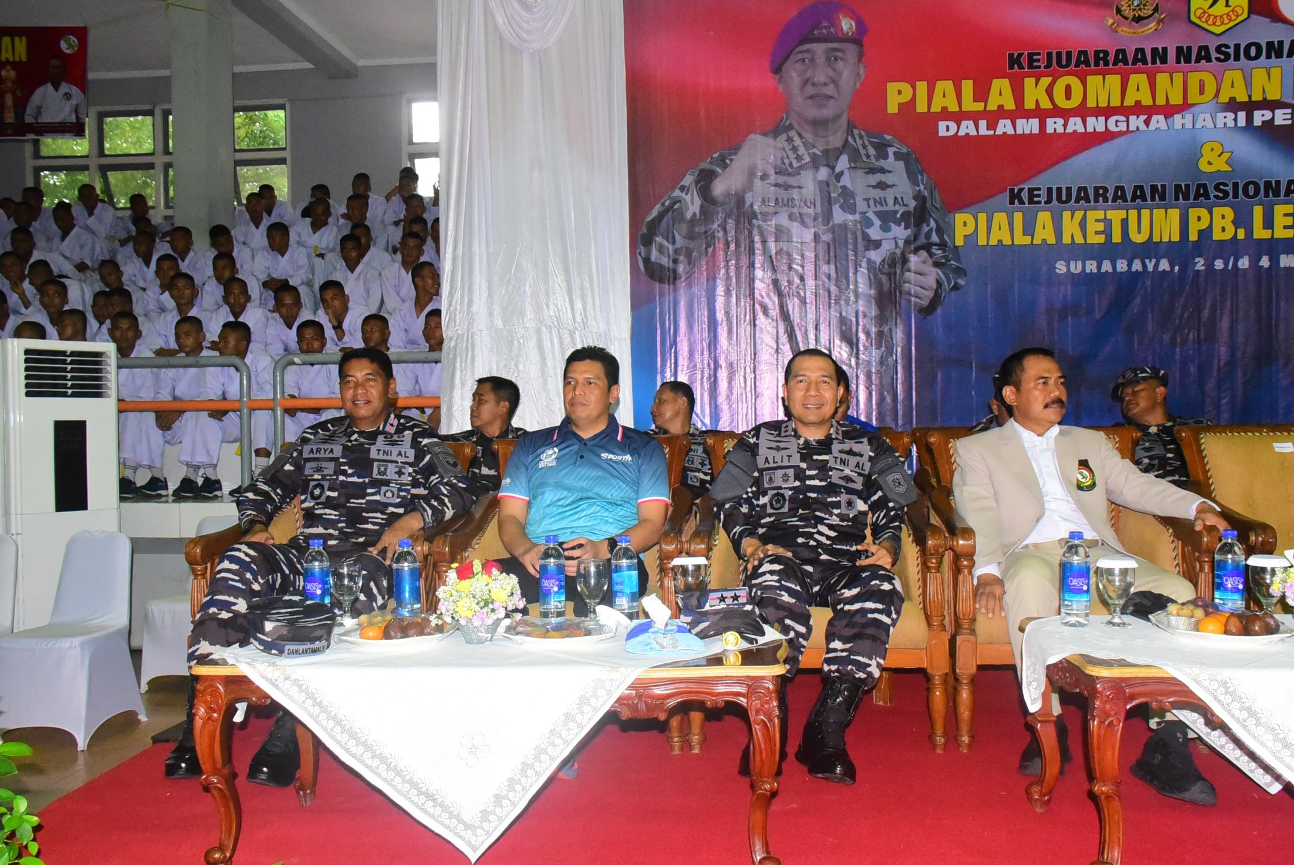 Pangkoarmada II Dukung Pembinaan Atlet Karate dalam Kejurnas Dankodiklatal Cup 2025