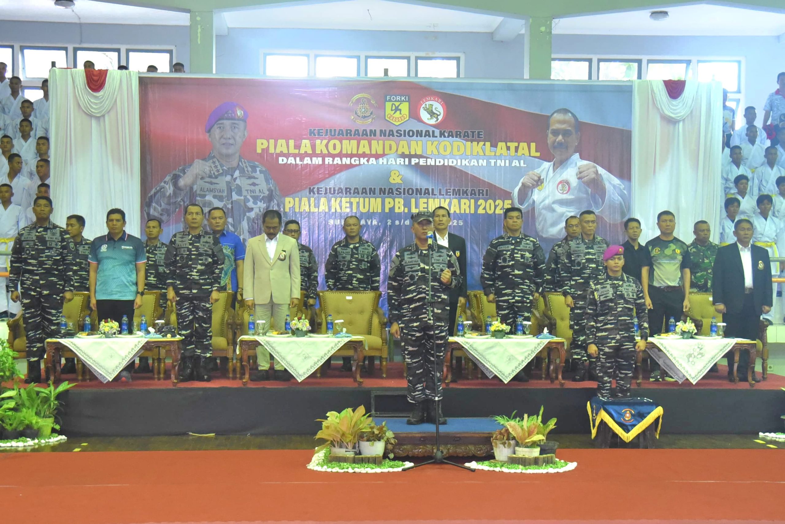 Kejurnas Karate Piala Dankodiklatal Cup 2025 Resmi Digelar