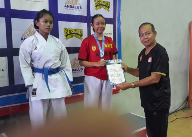 Atlet Karate Putri Junior Yonif 5 Marinir Raih Prestasi Pada Kejurnas Karate Piala Komandan Kodilaktal