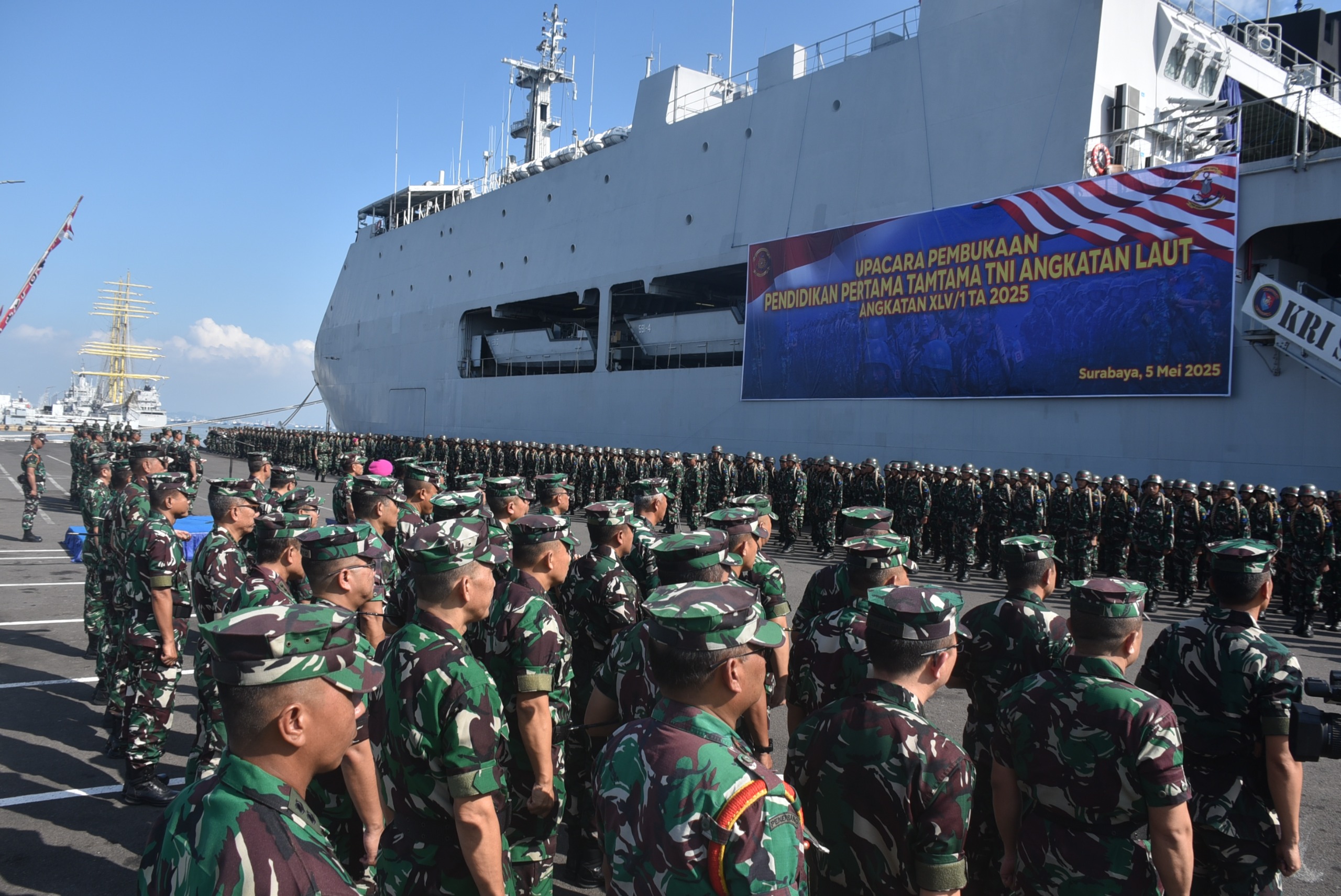 Dikmata TNI AL Angkatan XLV/I TA 2025 Resmi Dibuka, Koarmada II Dukung Pembentukan Prajurit Jalasena Yang Tangguh