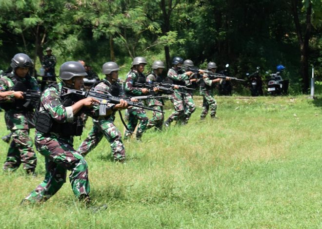 Prajurit Yonif 5 Marinir Tingkatkan Kemampuan Tempur dan Kesiapsiagaan
