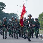 Tingkatkan Kemampuan Fisik, Prajurit Yonif 3 Marinir Laksanakan Hanmars