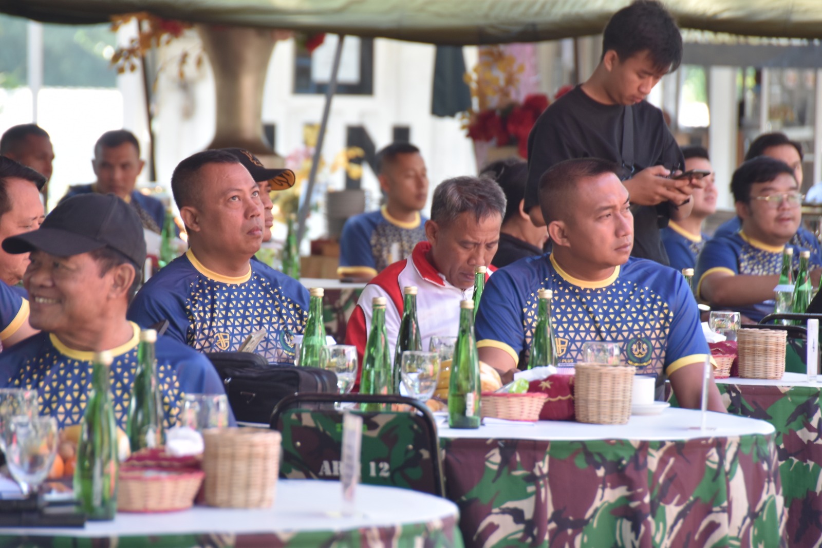 Wadan Brigif 2 Marinir Hadiri Kejuaraan Body Contes Dalam Rangka HUT ke 64 Divisi 2 Kostrad