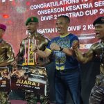 Prajurit Yonif 5 Marinir Ikuti Kejuaraan Body Contest Piala Pangdivif 2 Kostrad Cup Tahun 2025