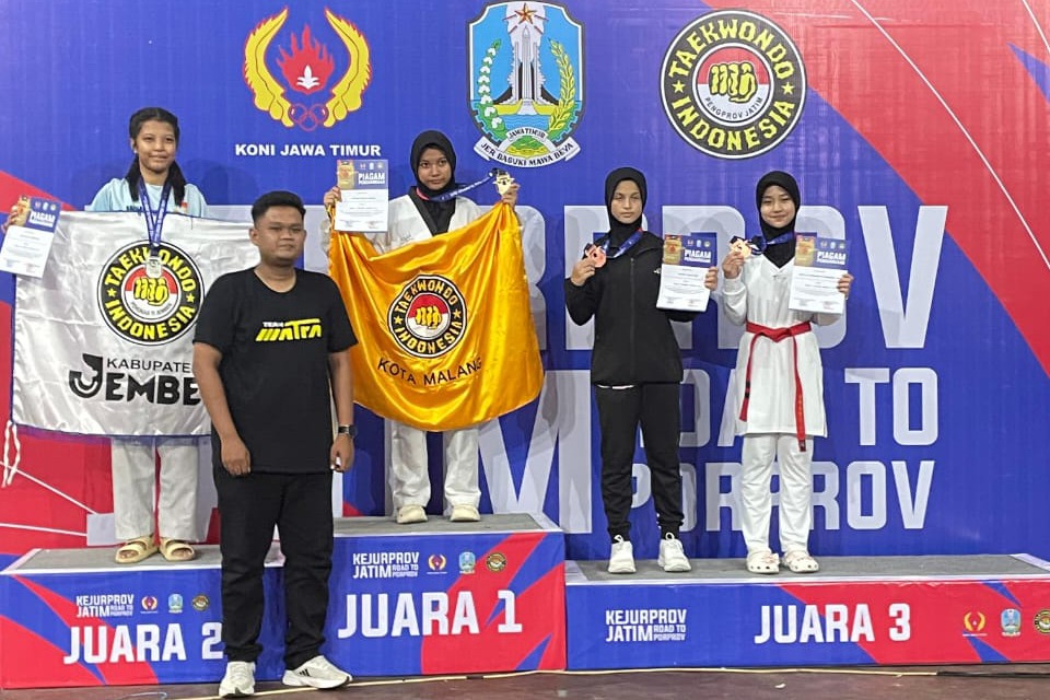 Atlet Taekwondo Putri Yonif 1 Marinir Ukir Prestasi Pada Kejurprov Jatim Road to Porprov TA.2025