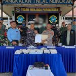 Satgasmar Pam Ambalat XXX Gagalkan Penyelundupan Narkoba