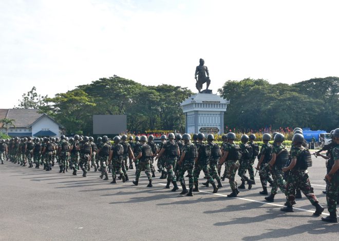 Tingkatkan Kemampuan Fisik, Prajurit Yonif 5 Marinir Laksanakan Hanmars