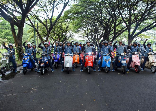 Komandan Brigif 2 Marinir Ikuti Touring Bersama RANUSA Scooter Community Pasmar 2
