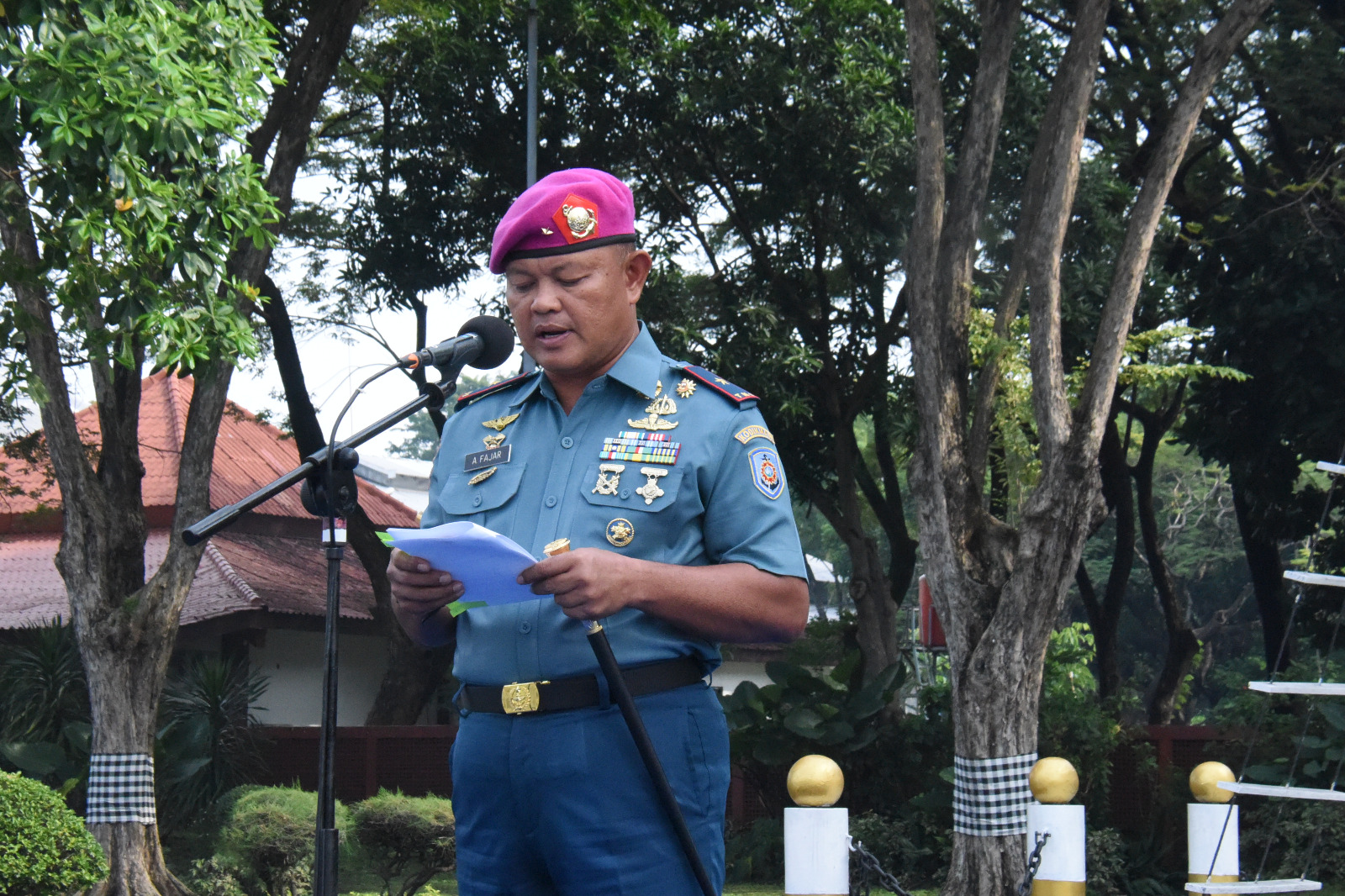 Dankodikmar Pimpin Upacara Harkitnas di Kodiklatal