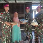 Peduli Terhadap Sesama, Satgasmar Pam Ambalat XXX Bantu Warga Kurang Mampu