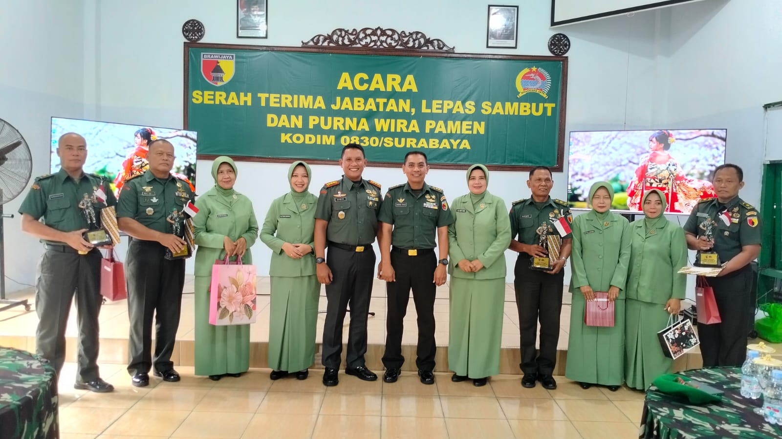 Dandim 0830/Surabaya Pimpin Sertijab, Lepas Sambut, dan Purna Wira Perwira: Wujud Penghormatan bagi Prajurit Terbaik
