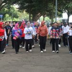 Bakor Jalasenastri Surabaya Gelar Olahraga Bersama di Kodiklatal
