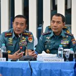 Pangkoarmada II Hadiri Paparan Rencana Kasal Cup Fin Swimming Selat Madura