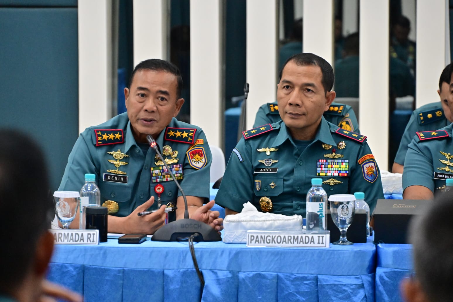 Pangkoarmada II Hadiri Paparan Rencana Kasal Cup Fin Swimming Selat Madura