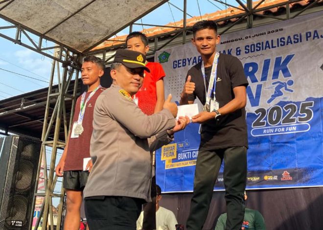 Banggakan Satuan, Atlet Pentathlon Yonif 3 Marinir Tampil Meyakinkan Pada Event Tarik Fun Run