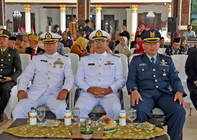 Komandan Brigif 2 Marinir Ikuti Peringatan Hari Lahir Pancasila Di Pendopo Delta Wibawa 